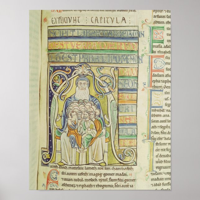 Historiskt återkommande brev A som skildrar genera Poster (Framsidan)