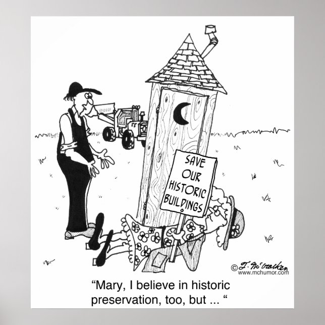 Historiskt bevarande av Outhouses? Poster (Framsidan)