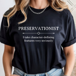 Historiskt bevarande, karriär inom bevarande t shirt