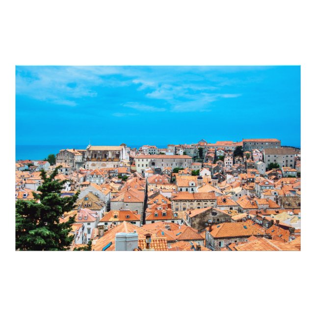 Historiskt centrum i Dubrovnik Fototryck (Framsidan)
