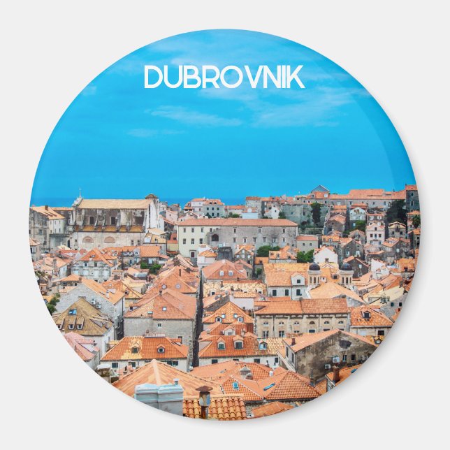 Historiskt centrum i Dubrovnik Magnet (Framsidan)