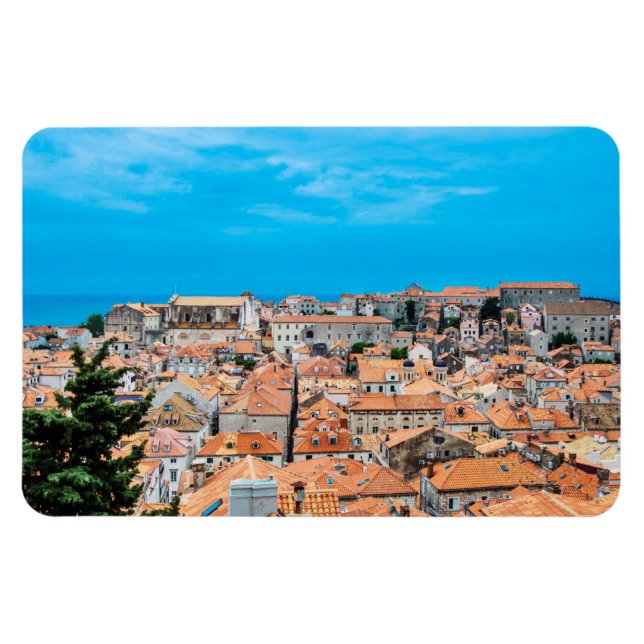 Historiskt centrum i Dubrovnik Magnet (Horisontell)