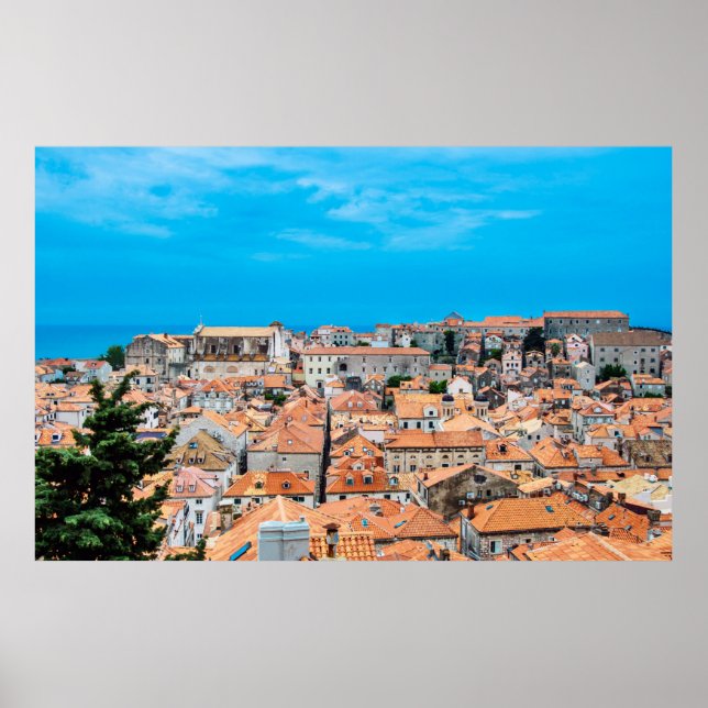 Historiskt centrum i Dubrovnik Poster (Framsidan)
