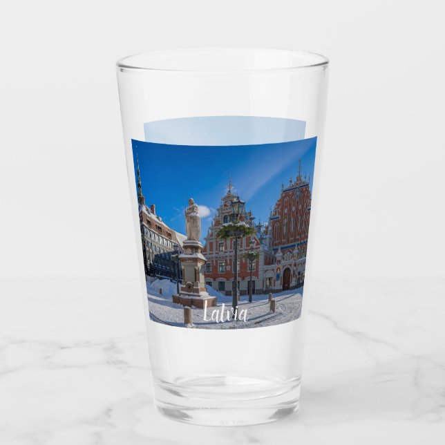 Historiskt centrum i Riga, Lettland Glaskopp (Framsida)