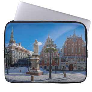 Historiskt centrum i Riga, Lettland Laptop Fodral