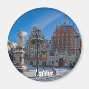 Historiskt centrum i Riga, Lettland Magnet