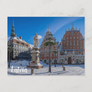 Historiskt centrum i Riga, Lettland Vykort