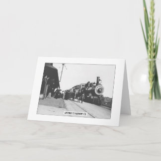 Historiskt Claremont - mappat gratulationskort Kort