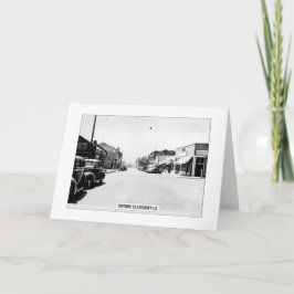 Historiskt Claremont - mappat gratulationskort Kort