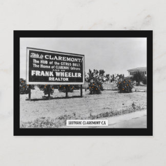 Historiskt Claremont - vykort