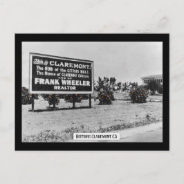 Historiskt Claremont - vykort