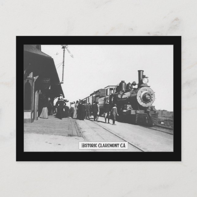 Historiskt Claremont - vykort (Framsida)