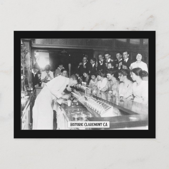 Historiskt Claremont - vykort (Framsida)