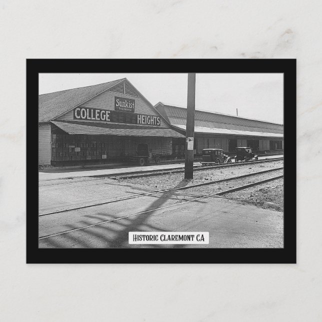 Historiskt Claremont - vykort (Framsida)