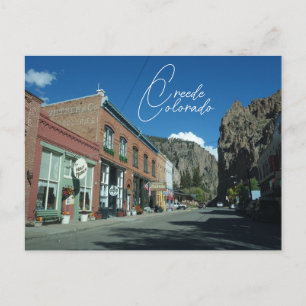 Historiskt Creede Colorado Resa Vykort