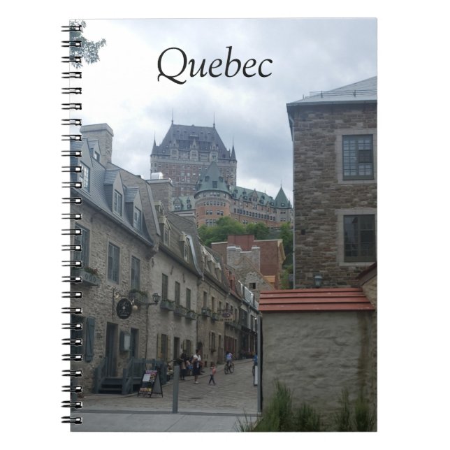 Historiskt distrikt i Quebec City Anteckningsbok (Framsidan)