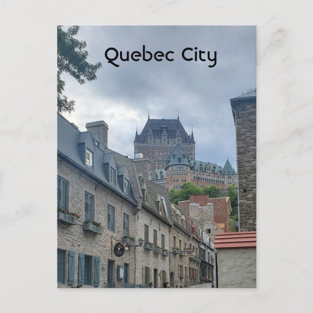 Historiskt distrikt i Quebec City Helg Vykort (Framsida)