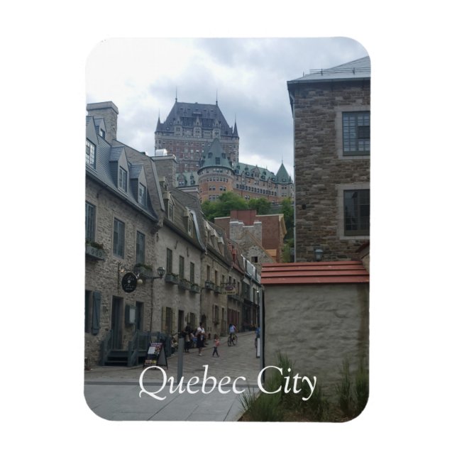 Historiskt distrikt i Quebec City Magnet (Vertikal)