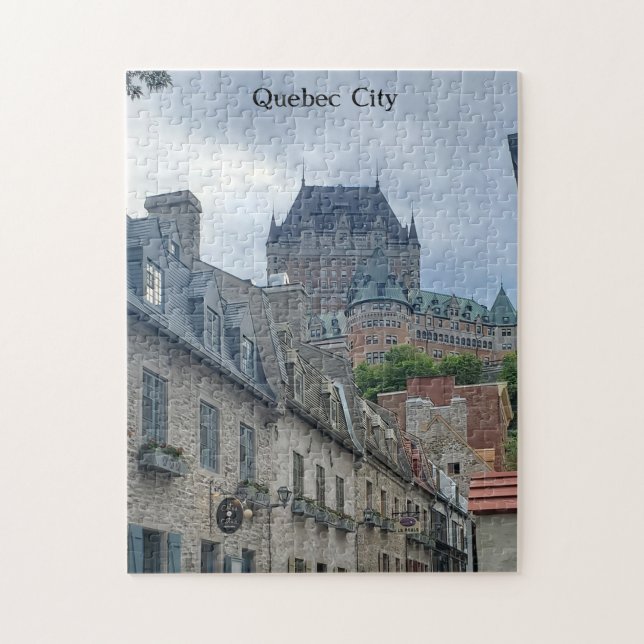 Historiskt distrikt i Quebec City Pussel (Vertikal)