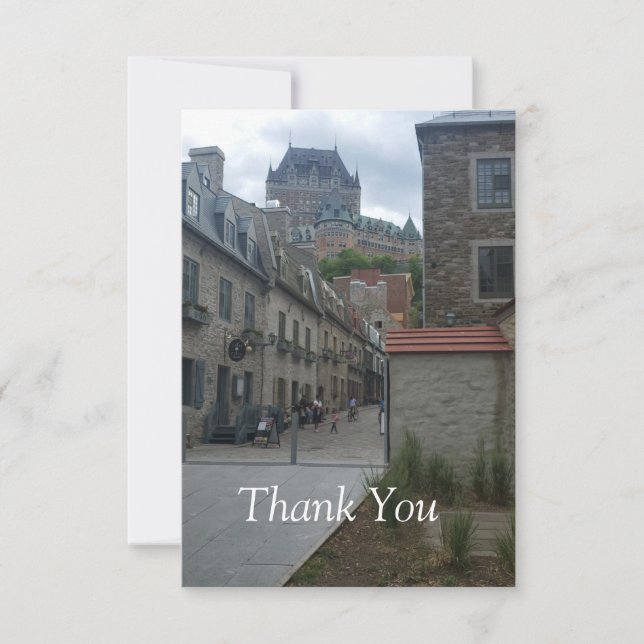 Historiskt distrikt i Quebec City Tack Kort (Framsida)