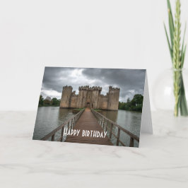 Historiskt engelska Castles Bodiam Castle Sussex Kort