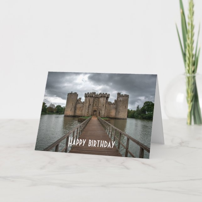 Historiskt engelska Castles Bodiam Castle Sussex Kort (Framsida)