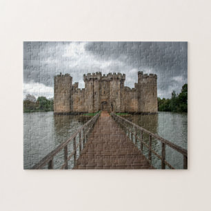 Historiskt engelskt slottBodiam slott Sussex Pussel