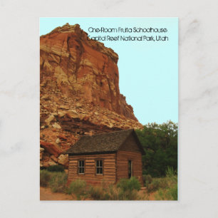 Historiskt enkelrum Fruita Schoolhouse Vykort