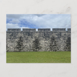 Historiskt fort kustlandskap vykort