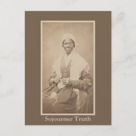 Historiskt foto av Abolitionist Sospårner Truth Vykort