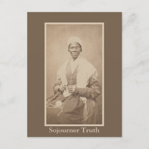 Historiskt foto av Abolitionist Sospårner Truth Vykort