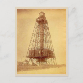 Historiskt foto från Sand Nyckel Lighthouse Florid Vykort