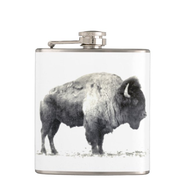 Historiskt fotografi av American Bison Fickplunta (Framsidan)