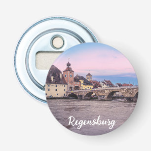 Historiskt gammal stad i Regensburg, Tyskland Flasköppnare