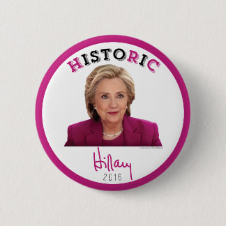Historiskt - Hillary Clinton 2016 för president Knapp