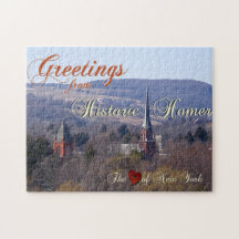 Historiskt Homer Spires Puzzle