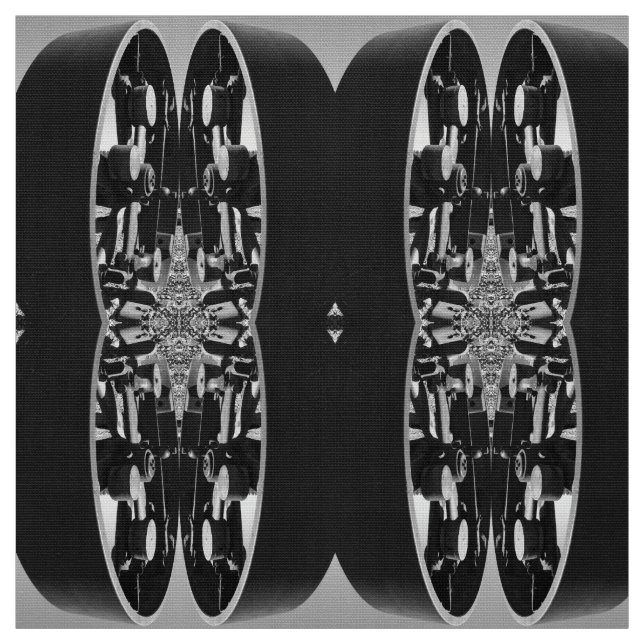 Historiskt industriellt Hjul Tyg (Provkarta)