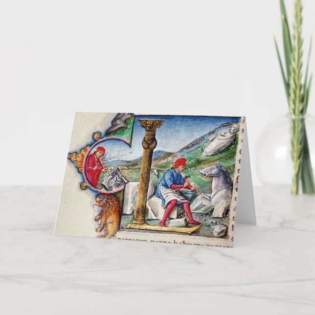 Historiskt inledande 'L' Anteckningskort (Framsida)