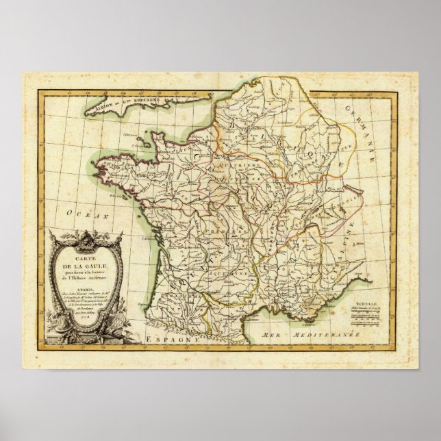 Historiskt Jerusalem Poster (Framsidan)