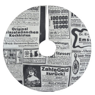 Historiskt Kiev: 1917 Tidningsillustration Julgransmatta Borstad Polyester