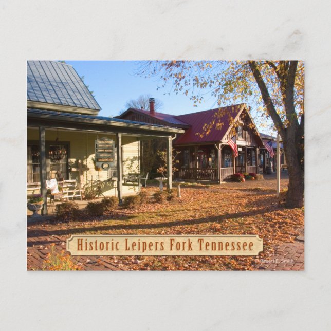 Historiskt Leipers Fork Tennessee-vykort Vykort (Framsida)