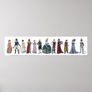 Historiskt Mode för nödsituationer - Lång 20 x 4,5 Poster