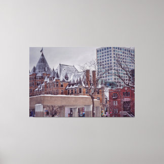 Historiskt Montreal Fine Art Canvas