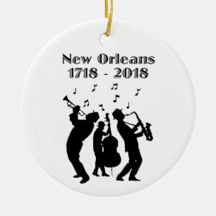 Historiskt New Orleans, trehundraårsjubileum Julgransprydnad Keramik