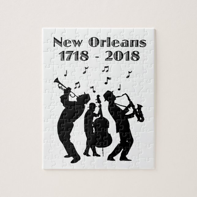Historiskt New Orleans, trehundraårsjubileum Pussel (Vertikal)