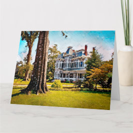 HISTORISKT NEWNAN Jumbo-hälsningskort Kort