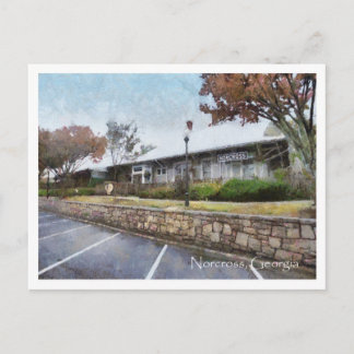 Historiskt Norcross Station Cafe Vykort