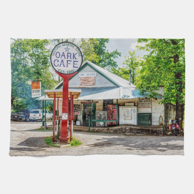 Historiskt Oark General Store Kitchen Towel Kökshandduk (Horisontell)