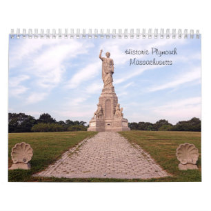 Historiskt Plymouth Massachusetts-kalender Kalender