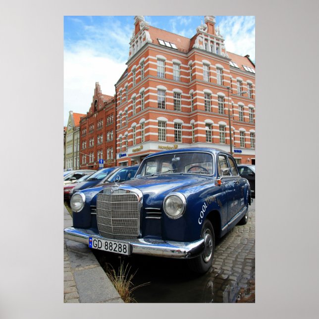 Historiskt Poster Gdansk Polen (Framsidan)